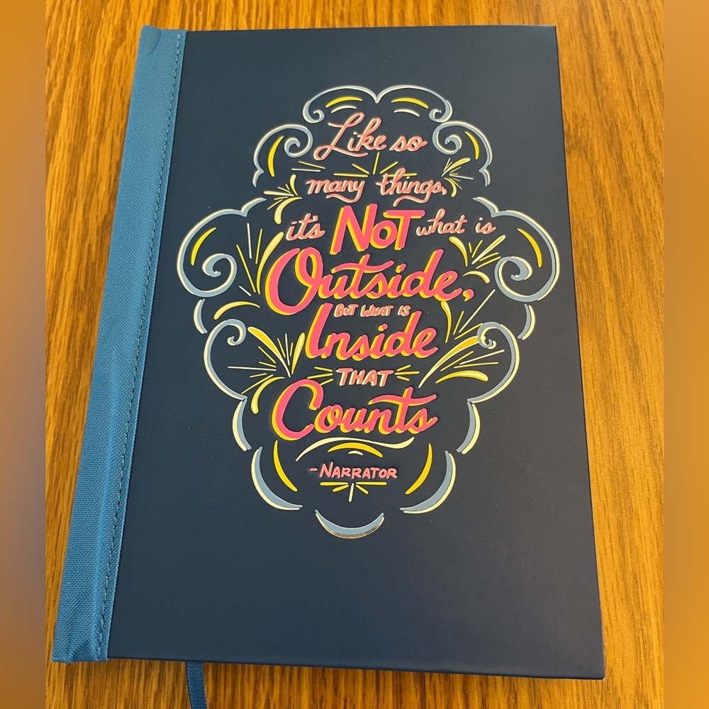 Disney Wisdom Limited Edition Journal 10th in Series Narrator Quote from Aladdin